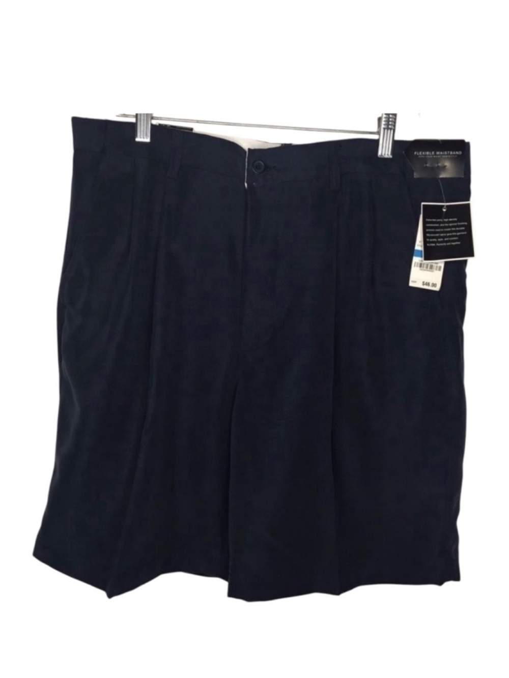 Alfani Walkshort Navy Flexible Waistband